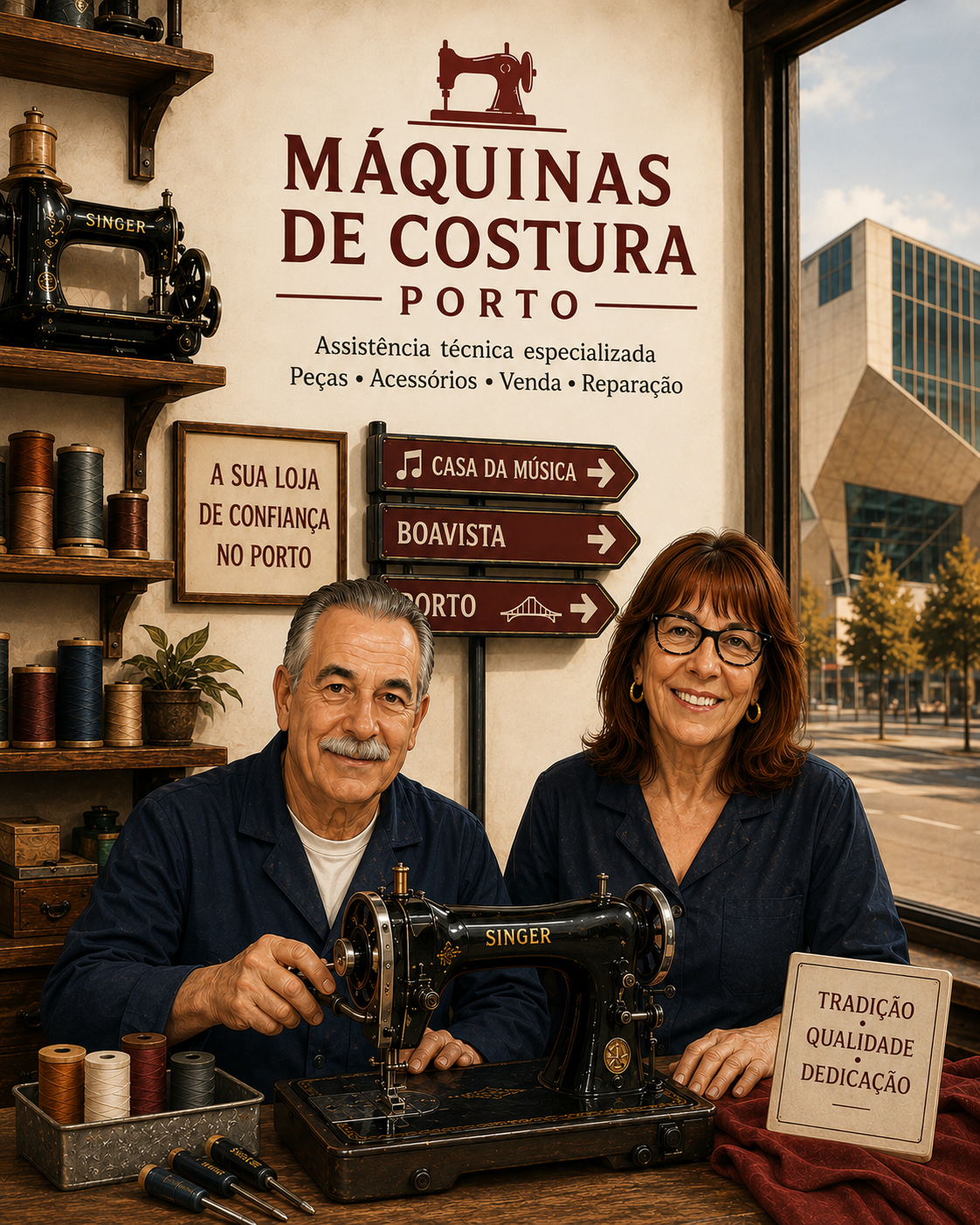 Loja Máquinas de Costura Porto